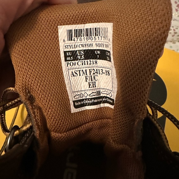 Carharrt 6 inch work boot - Picture 6 of 7